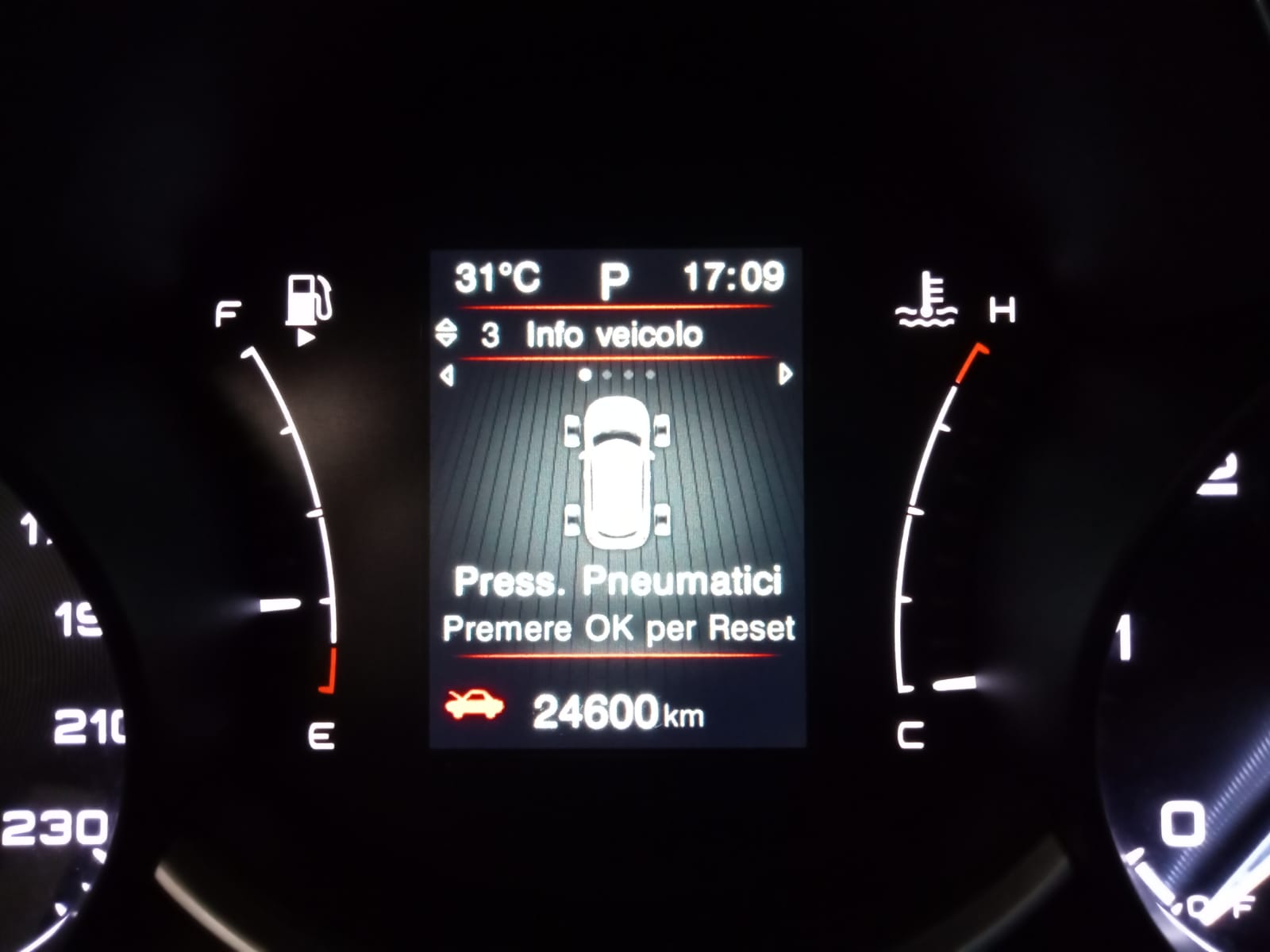 Reset Pressione Pneumatici 500L | Auto Pronta